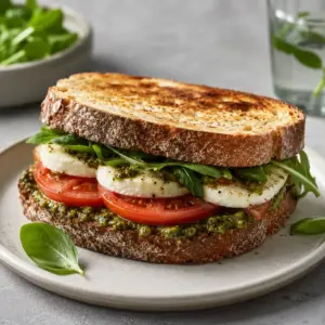 Tomato Mozza & Pesto Sandwich